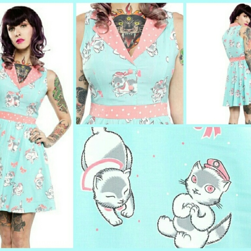COPY - Sourpuss sailor Kitty dress